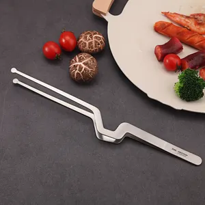 HighQuality Stainless Steel BBQ Tong And Turner Set Versatile Metal Cooking Tools For Barbecue Enthusiasts