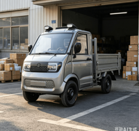 Mini camionnette électrique très économique, véhicule utilitaire électrique 4 roues, certifié CE, avec benne de 1,6 x 1,1 m, moteur sans balais, pour adultes