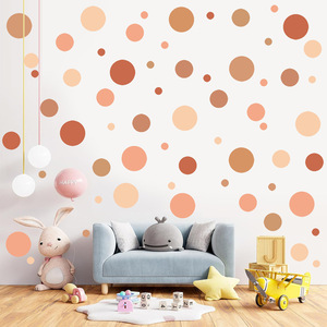 Di alta qualità a <span class=keywords><strong>pois</strong></span> adesivi da parete per il bambino a prova di acqua Boho adesivo da parete per la decorazione per la casa camera dei bambini - Product Image 3