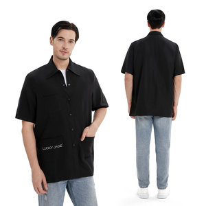 <span class=keywords><strong>Chaleco</strong></span> de peluquero transpirable ultraligero repelente de <span class=keywords><strong>pelo</strong></span> <span class=keywords><strong>negro</strong></span> para hombre para el cuidado de mascotas 8930 - Product Image 1