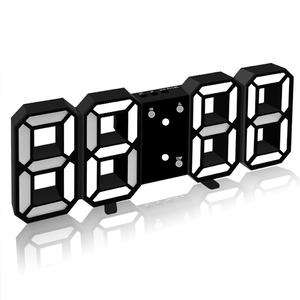 3D Stereo LED akıllı dijital alarmlı saat saat gece lambası masa saati aydınlık 3D LED ekran için aile çocuk çalışma odası - Product Image 4