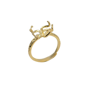 Handmade S925 <b>Silver</b> Open Flower Ring Baroque 9-11mm Pearl Tray DIY Accessories Gold Plated <b>Beads</b> 10mm Size Jewelry Plated - Product Image 5