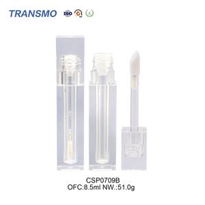 Emballage de tube de brillant à lèvres de 7 ml, tube de brillant à lèvres transparent carré, tubes de brillant à lèvres et d'huile à lèvres de 8,5 ml, gros pinceau, tubes de brillant à lèvres vides, vérifiés - Product Image 4