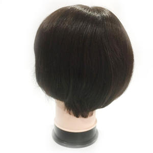 رأس عارضة أزياء من جل السيليكا بتأثير واقعي، حامل عرض شعر مستعار بشري صناعي، رأس دمية، حامل شعر مستعار نسائي، حامل شعر مستعار صناعي - Product Image 3