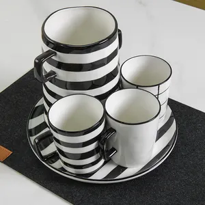 ASPIREカスタム北欧スタイルのセラミックコーヒーと紅茶の容器セットセラミックボウルギフトボックスセット