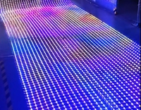 Tapis magique de levage extérieur à écran souple P25 LED avec affiche numérique transparente de vol de drone et affichage de tapis volant
