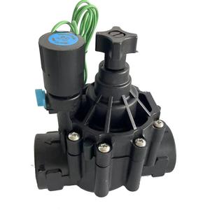 Válvula Solenoide DC12V DN32, Cuerpo de Plástico, Conexión Roscada, Tipo Normalmente Cerrado para Agua y Aire, para Sistema de Riego - Product Image 1