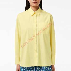 Chemise tissée à la mode pour femmes avec un matériau léger et un design moderne, idéale pour la mode de tous les jours et l'extérieur - Product Image 4