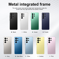 Versi Terbaru 2025 S25 Ultra 6.8 Inci 16GB+1TB 108MP HD 4G 5G LTE CDMA Dual Sim Face ID Tidak Terkunci Bahasa Prancis Spanyol