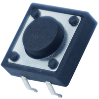 Clé poussoir 12*12*5mm réinitialisation momentanée déverrouillage bouton poussoir 4Pin Micro Tact interrupteur Tactile