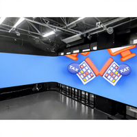 P1.8 P4 Intérieur Modulaire Et Flexible Anneau Doux Rgb Led Mur Haute Définition 360 Degrés Courbe Panneau Écran D'affichage Vidéo