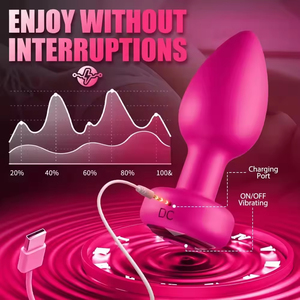Anal Plug Butt Plug Anal <b>Vibrator</b> Silicone Waterproof 100% Waterproof <b>Remote</b> Control APP Control for Men Sex Toy - Product Image 3