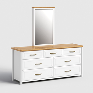 <span class=keywords><strong>Commode</strong></span> moderne à 7 tiroirs en chêne massif, fabrication directe d'usine, <span class=keywords><strong>commode</strong></span> à 7 tiroirs blanche - Product Image 4