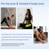 Ensemble de blocs de yoga Pilates avec logo personnalisé Blocs de yoga EVA colorés en mousse épaisse et écologique