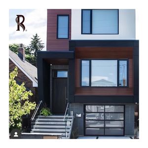 <span class=keywords><strong>Porte</strong></span> inclinable coupe-vent en hausse de style moderne <span class=keywords><strong>Porte</strong></span> de <span class=keywords><strong>garage</strong></span> verticale en acier cannelé à deux plis <span class=keywords><strong>Prix</strong></span> d'usine pour application extérieure - Product Image 4