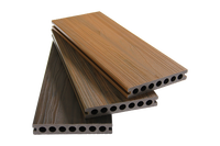 COOWIN Capped Résistant Aux Intempéries WPC Decking Board Co-Extrusion Plancher Creux