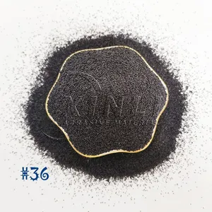 Bakelite Plastic Die-Casting Products Burr Removal Black Corundum #36 Mesh Black Fused Alumina Grits