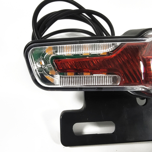 EBKE Bicicleta Eléctrica Multifuncional Luz Trasera Intermitente 6 LED Lámpara de Freno 12V 24V 36V 48V 52V 60V 72V Compatible - Product Image 4