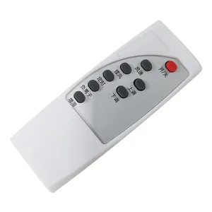 制造商为风扇定制黑白NEC代码6-8键遥控器