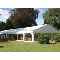 Meilleur Prix Tente Chapiteau d'Extérieur pour Mariages et Événements 10x10 20x10 Grande Tente Blanche pour Plus de 100 Personnes, Fêtes et Salons Professionnels