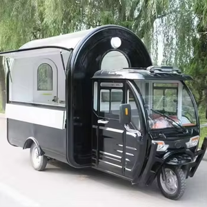 Camion de nourriture mobile, chariot à hot-dogs, pizza, hamburgers, tricycle électrique, chariot alimentaire - Product Image 1