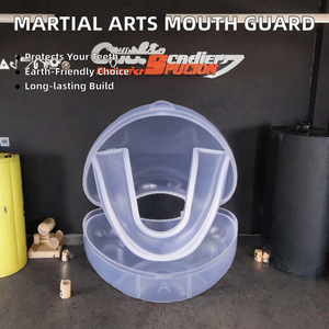 อุปกรณ์ป้องกันฟันกัดสำหรับฝึกศิลปะการต่อสู้ เทควันโด MMA มวย  ทำจาก PVC เป็นมิตรกับสิ่งแวดล้อม ป้องกันการกัดฟัน - Product Image 2