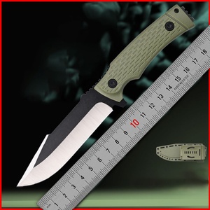 Cuchillo de Hoja Fija Multifuncional para Supervivencia al Aire Libre, Táctico y Mantenimiento de Edificios, Camping, Bricolaje, Grado OEM, Personalizable - Product Image 1