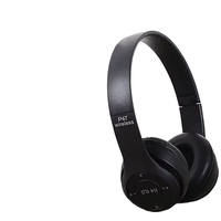 Casque supra-auriculaire sans fil P47 de haute qualité casque de jeu BT avec ligne AUX et carte TF pour téléphones mobiles ordinateurs Audio stéréo