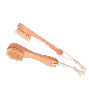<span class=keywords><strong>Brosse</strong></span> nettoyante pour le <span class=keywords><strong>visage</strong></span> en poils naturels, <span class=keywords><strong>brosse</strong></span> exfoliante pour le <span class=keywords><strong>visage</strong></span> avec manche en bois - Product Image 4