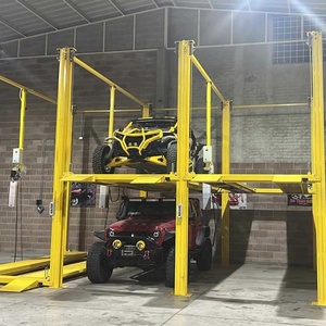 Vente directe usine : Système de stationnement automatique hydraulique à 4 colonnes et trois niveaux pour garage et atelier 4S - Élévateur de véhicules - Product Image 6