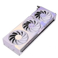 Nouvelle carte graphique de jeu pour ordinateur de bureau RTX 4060 Ultra Z OC 8 Go GDDR6X blanche PCI Express avec ventilateur et câble d'alimentation dissimulable