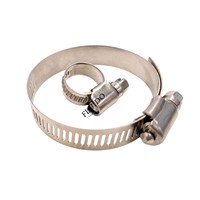 W1 Collier de serrage en fer galvanisé de type britannique avec boîtier de tube de couleur pour moteur automobile, largeur de bande 9.7mm, 11.7mm