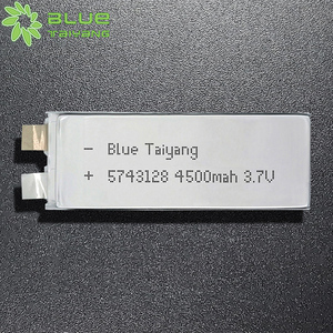 Batería de Litio Recargable de Alta Descarga Personalizada 5743128 3.7v 4500mah 15C, Celda de Li-polímero 4500mah 3.7v 15c - Product Image 1