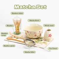 Geling 2025 Offre spéciale Coffret cadeau cérémonie Chasen Matcha Meilleur prix Bol à matcha en céramique avec bec verseur