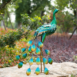 Ornements de <span class=keywords><strong>jardin</strong></span> en métal, 20 pièces, ensemble de sculptures d'<span class=keywords><strong>animaux</strong></span>, décoration de tige de pelouse pour Patio et <span class=keywords><strong>jardin</strong></span> d'extérieur, nouveau Design - Product Image 4