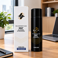 Extincteur à eau noire de 500 ml, vaporisateur portable, bouteille à main pour la protection de la cuisine, de la maison, du véhicule et du bureau