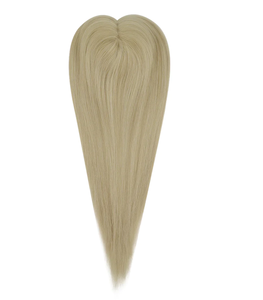 2024 nouveau Design soie base de cheveux humains topper cheveux topper cheveux humains juif humain topper - Product Image 6