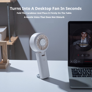 Mini outdoor electric foldable small handheld rechargeable battery Usb convenient pocket foldable mini portable <b>fan</b> - Product Image 6