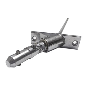 Accesorios de puerta y ventana de <span class=keywords><strong>persiana</strong></span> <span class=keywords><strong>enrollable</strong></span> de aleación de aluminio, junta universal de hardware, tipo cabeza de bala - Product Image 1