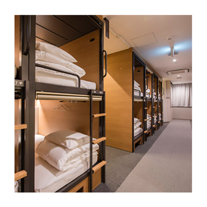 Dernier espace Capsule Hostel lits superposés chambre capsule de couchage verticale dosettes - Product Image 4