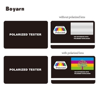 Bofiln – cartes de Test de filtre à lentille polarisée, conception personnalisée, testeur de lunettes de soleil