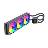 Refroidisseur d'Eau CPU SNOWMAN 360mm ARGB RGB AIO Super Refroidissement Liquide 5V 3 Broches 12V Dissipateur Thermique en Cuivre LED PWM Radiateur PC Ordinateur
