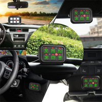 Circuit universel boîte de commande bouton interrupteur Pod tactile boîte de commutation 6 gangs panneau de commutation pour camion ATV UTV SUV voiture