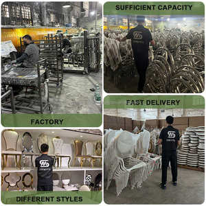 เก้าอี้เรซิ่นงานแต่งงานทันสมัยสำหรับขายส่ง เก้าอี้สีขาวสำหรับงานแต่งงานในร่ม เหมาะสำหรับห้องจัดเลี้ยงงานแต่งงาน - Product Image 3