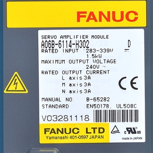 โมดูลไดรเวอร์แอมพลิฟายเออร์ควบคุมซีเอ็นซี Fanuc A06B-6114-H302 - Product Image 3
