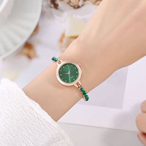 Fenyi Vente en <span class=keywords><strong>gros</strong></span> <span class=keywords><strong>Montre</strong></span> <span class=keywords><strong>bracelet</strong></span> pour <span class=keywords><strong>femme</strong></span> et fille, tendance, couleur unie, avec grand diamant élégant et élaboré, à défilement - Product Image 2