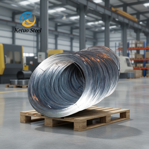 Китайский производитель: на заказ, оцинкованная стальная проволока (электрооцинкованная) <span class=keywords><strong>BWG</strong></span> 20-22, 0.7-2.5 мм, холоднокатаная, стандарт ASTM - Product Image 1