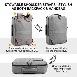 Mochila para Portátil 3 en 1, Resistente al Agua, con Compartimento para Portátil de 15 Pulgadas, Correas Ocultables, Superventas - Product Image 3
