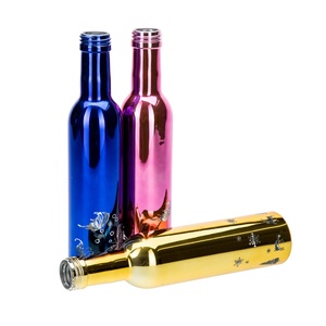VISTA <strong>Pink</strong> Gold Silver Electroplate 75cl 100cl <strong>Champagne</strong> Wine Spraking Wine Glass <strong>Bottle</strong> With Crown Finish Shinny <strong>Bottle</strong> Glass - Product Image 4