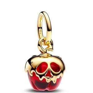 Bijoux DIY classiques pour enfants en alliage d'argent avec zircon en forme de cœur d'abeille, perle de vin rouge et bouquet de fleurs – Cadeau mignon et tendance - Product Image 6